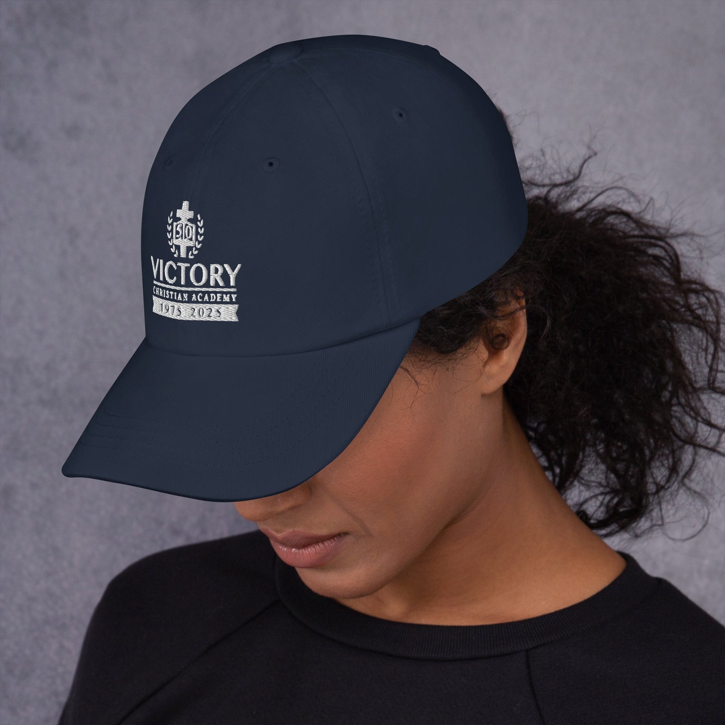 50th Anniversary White Embroidered Hat