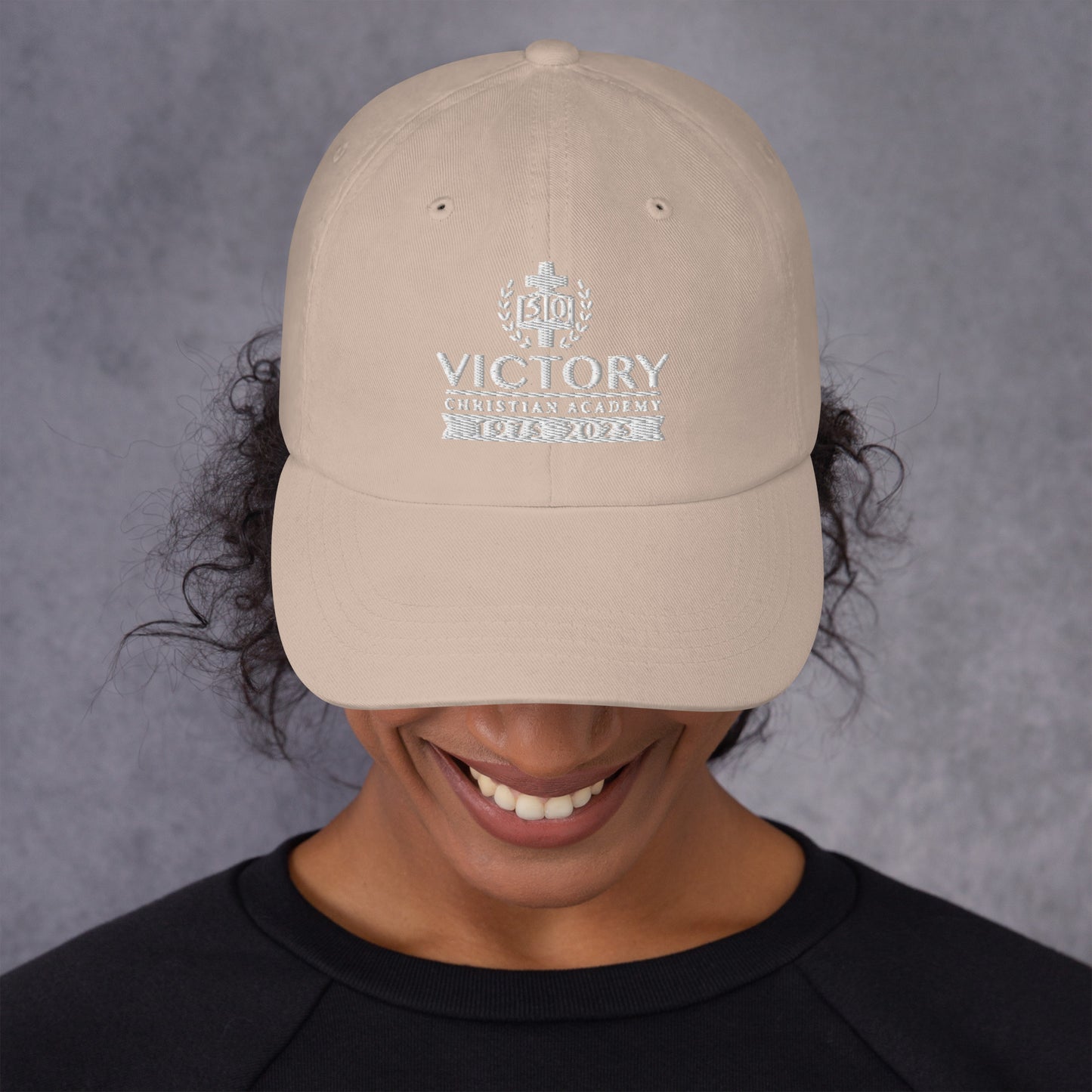 50th Anniversary White Embroidered Hat