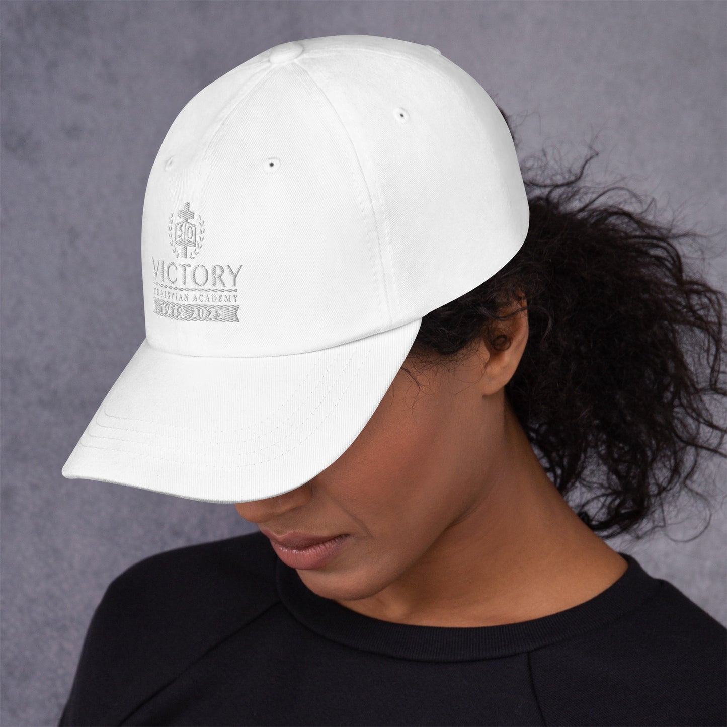 50th Anniversary White Embroidered Hat