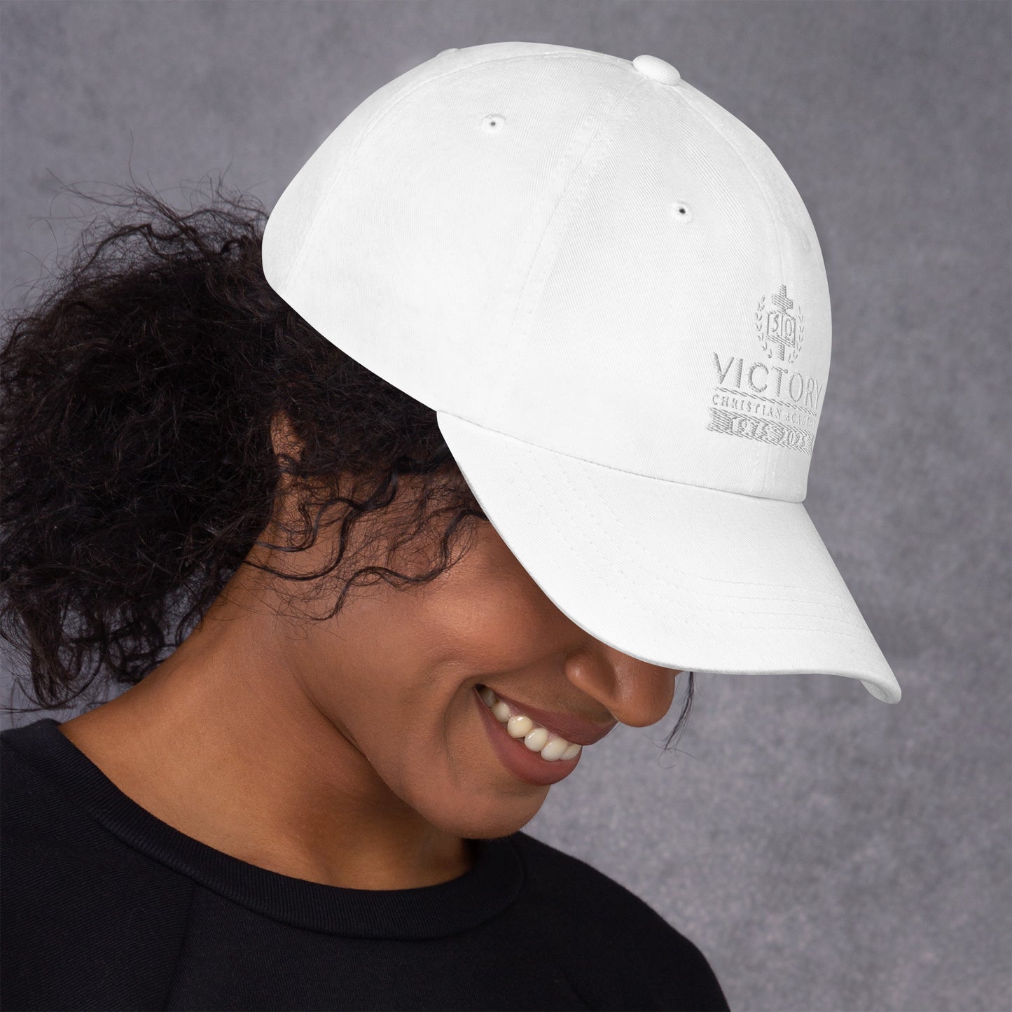 50th Anniversary White Embroidered Hat