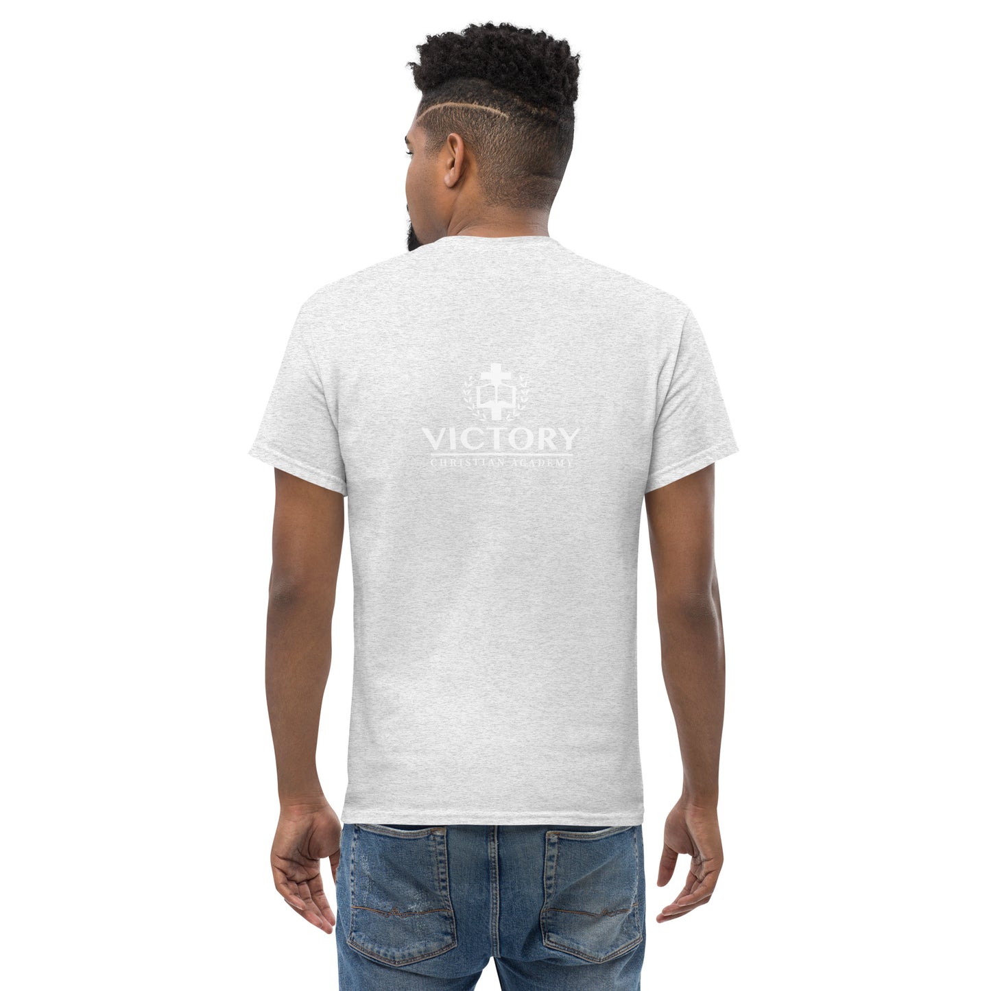 White VCA back logo Unisex classic tee