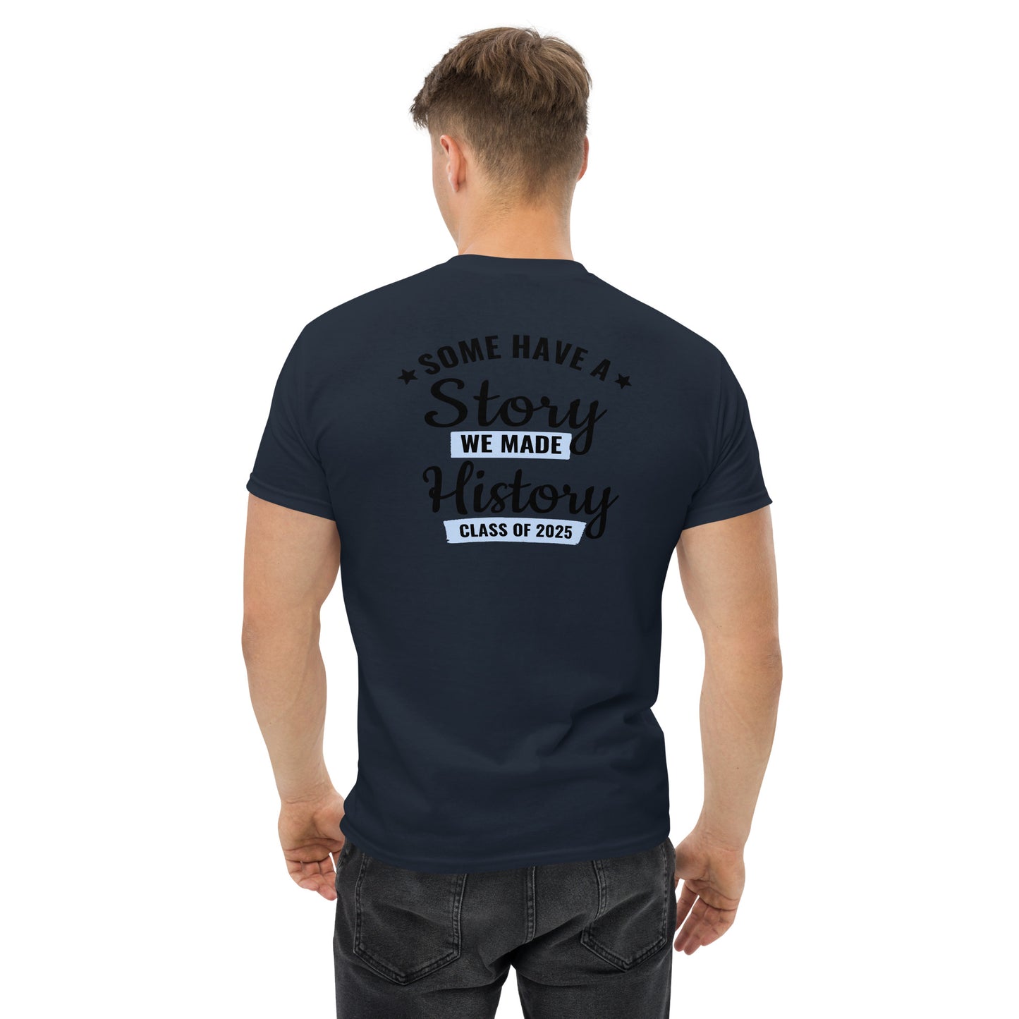 Class of 2025 Back and front logo Unisex classic tee