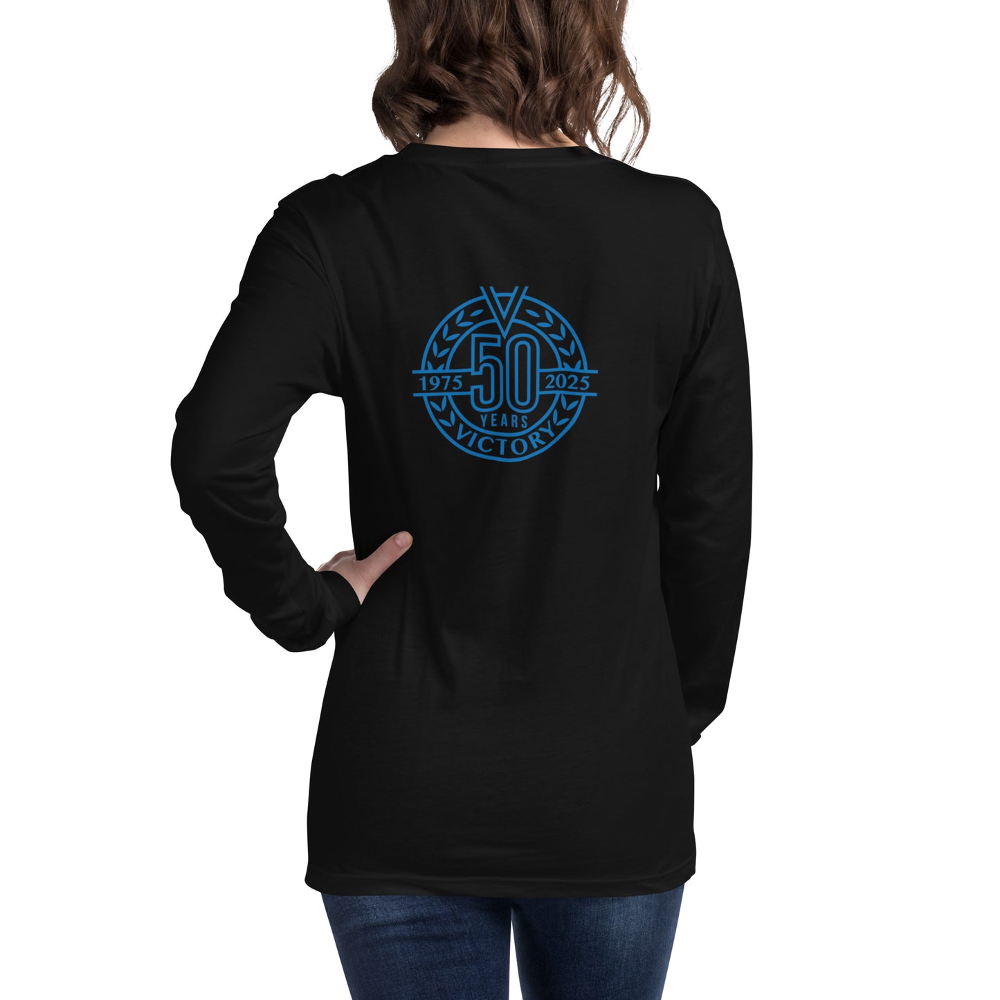 50th Anniversary Back Logo Unisex Long Sleeve Tee