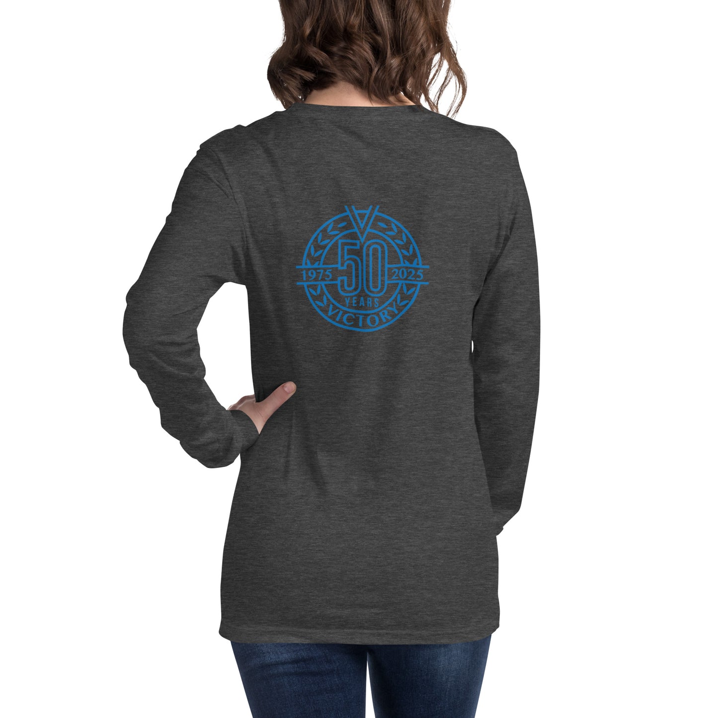 50th Anniversary Back Logo Unisex Long Sleeve Tee