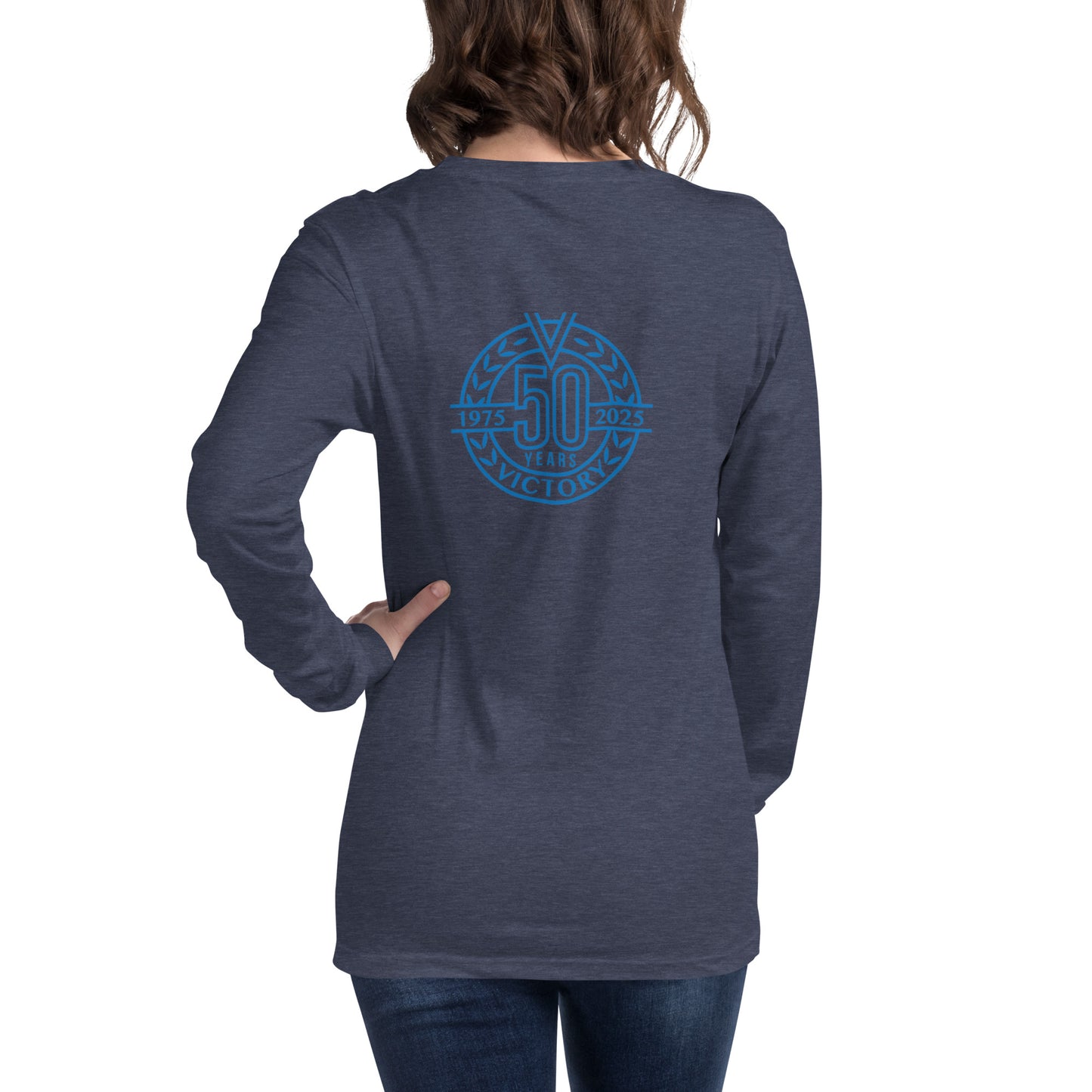 50th Anniversary Back Logo Unisex Long Sleeve Tee