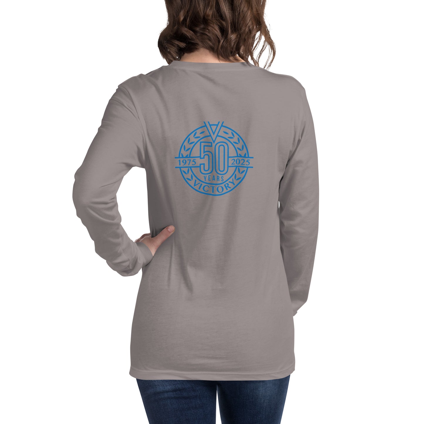 50th Anniversary Back Logo Unisex Long Sleeve Tee