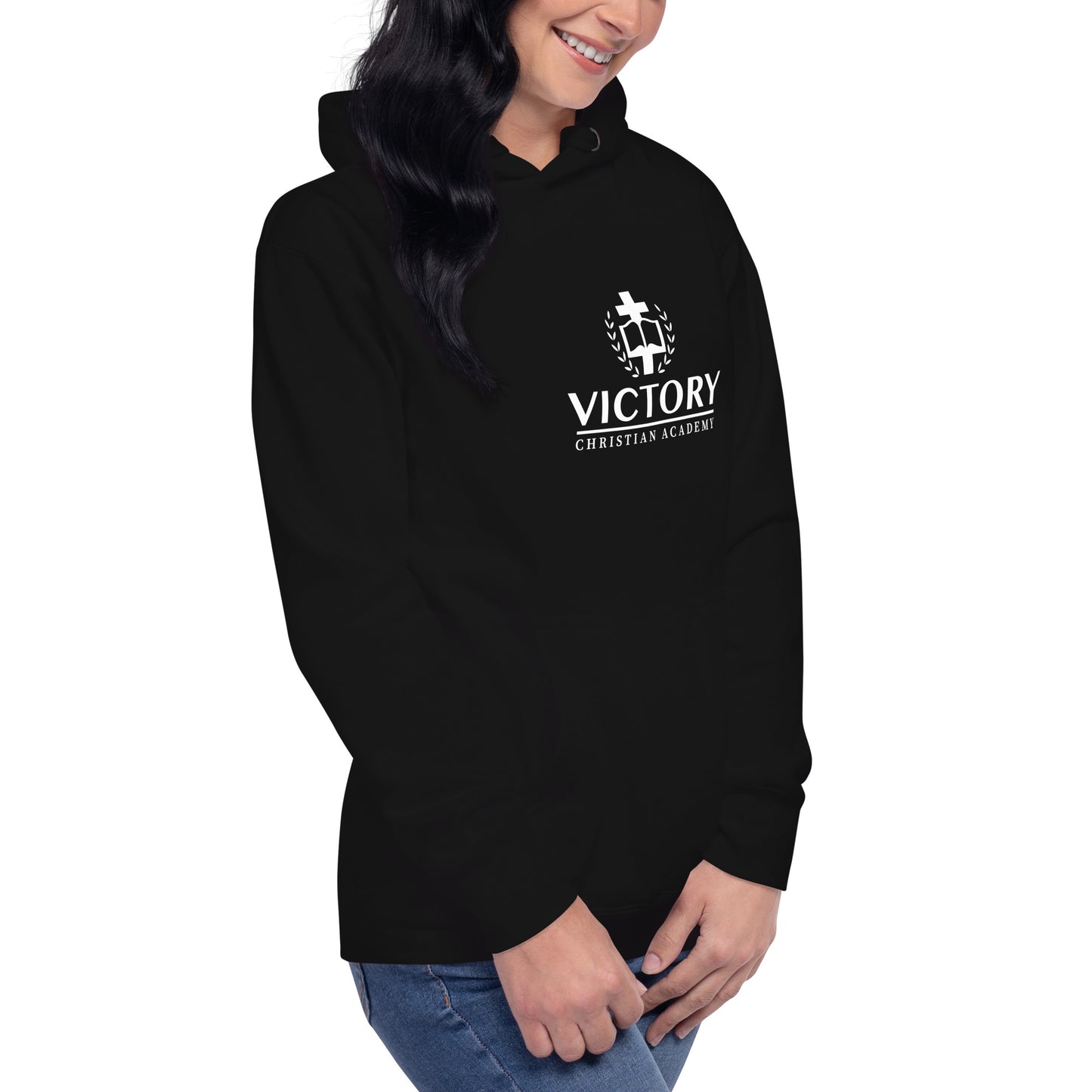 VCA White Logo Unisex Hoodie