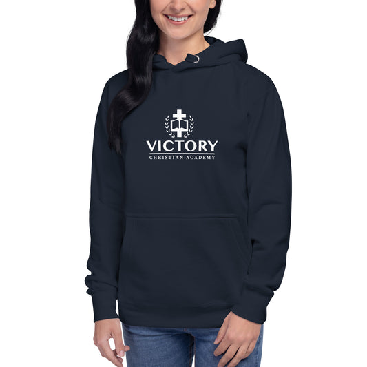 VCA White Logo Unisex Hoodie