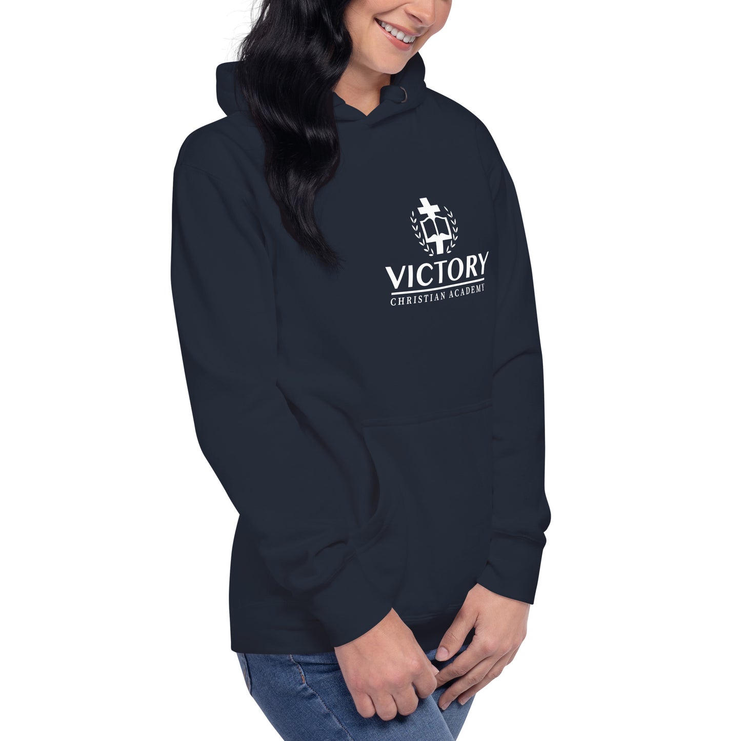 VCA White Logo Unisex Hoodie