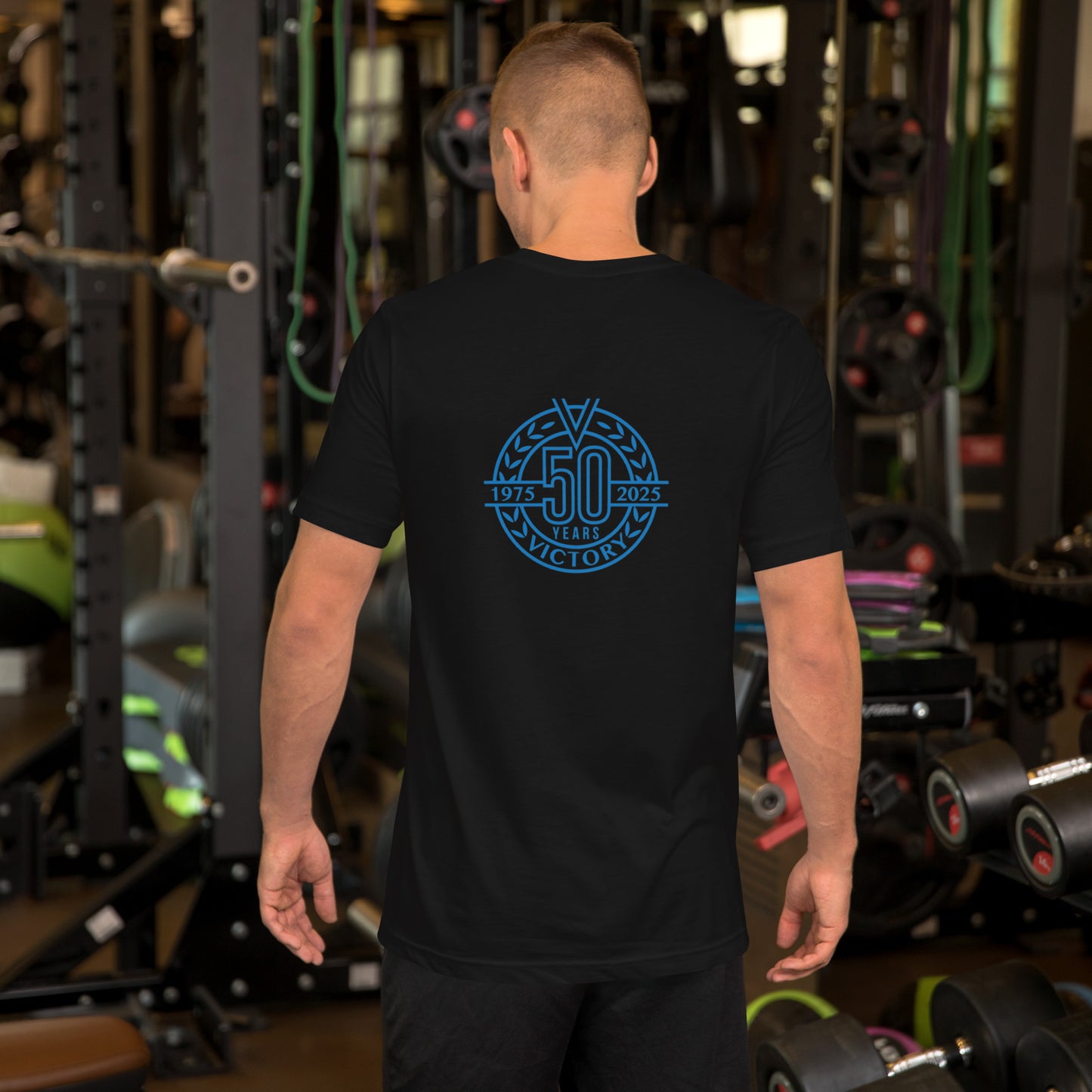 50th Anniversary Back Logo Unisex t-shirt