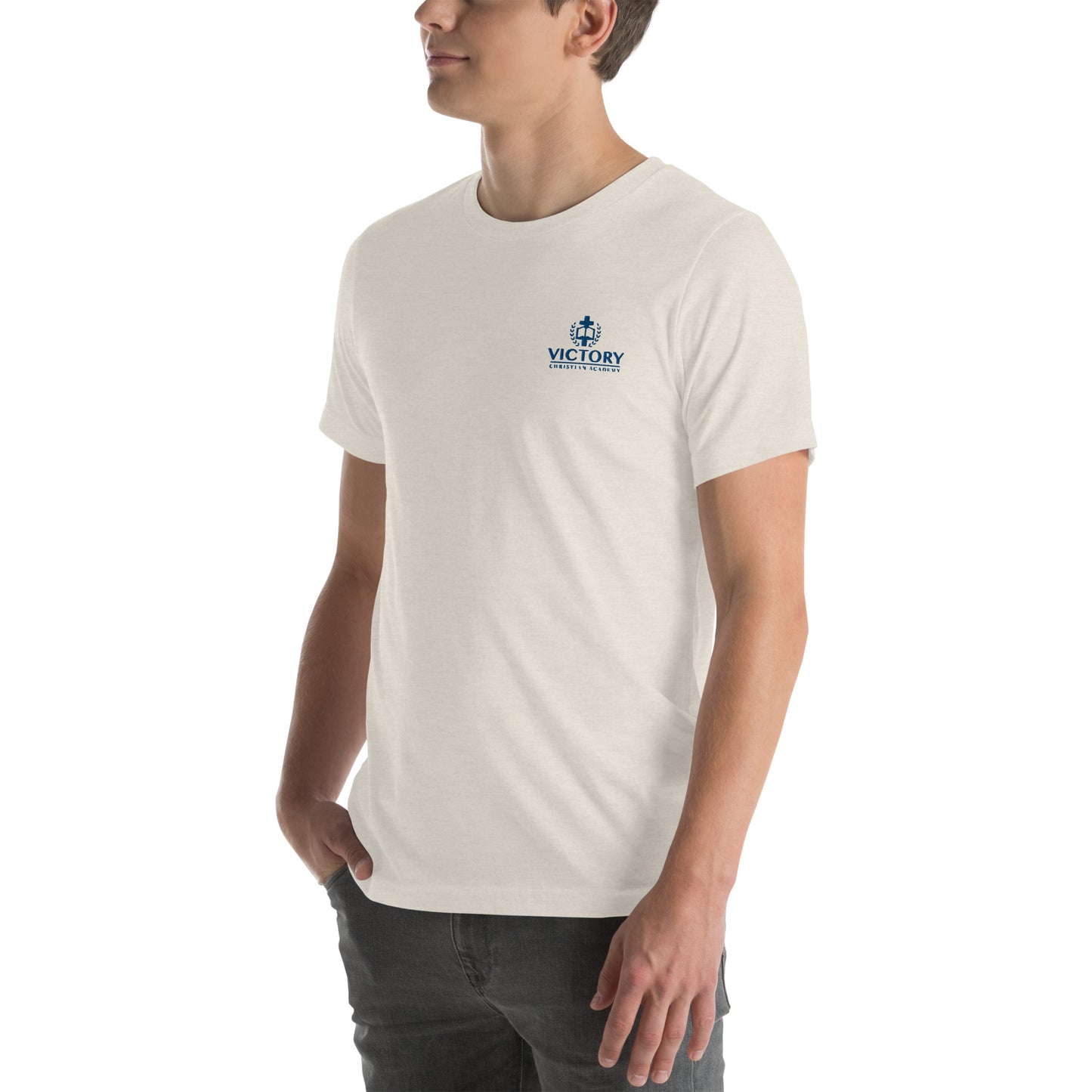 Unisex Royal Embroidered 2 logo t-shirt