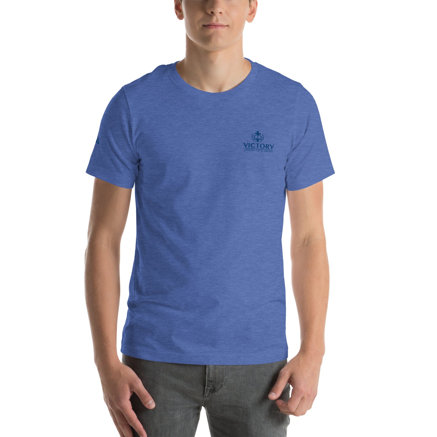 Unisex Royal Embroidered 2 logo t-shirt