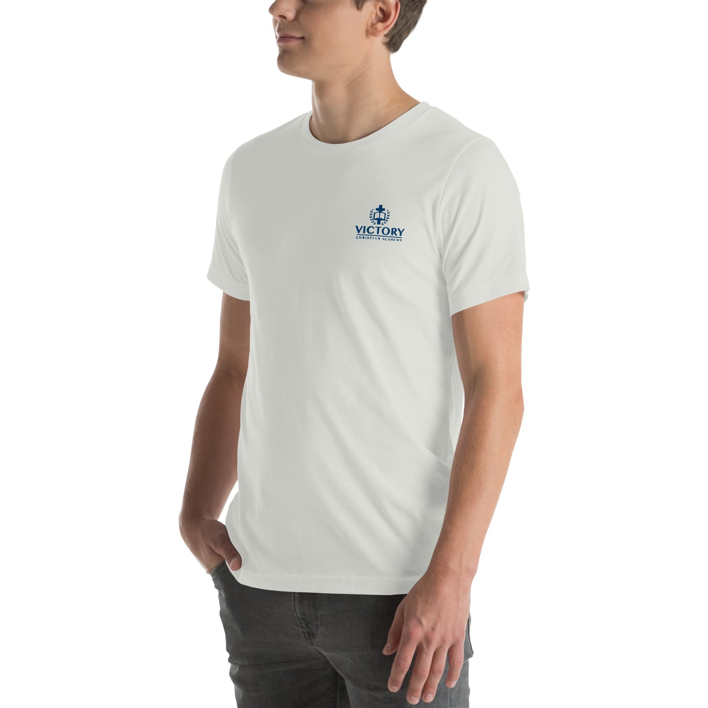 Unisex Royal Embroidered 2 logo t-shirt