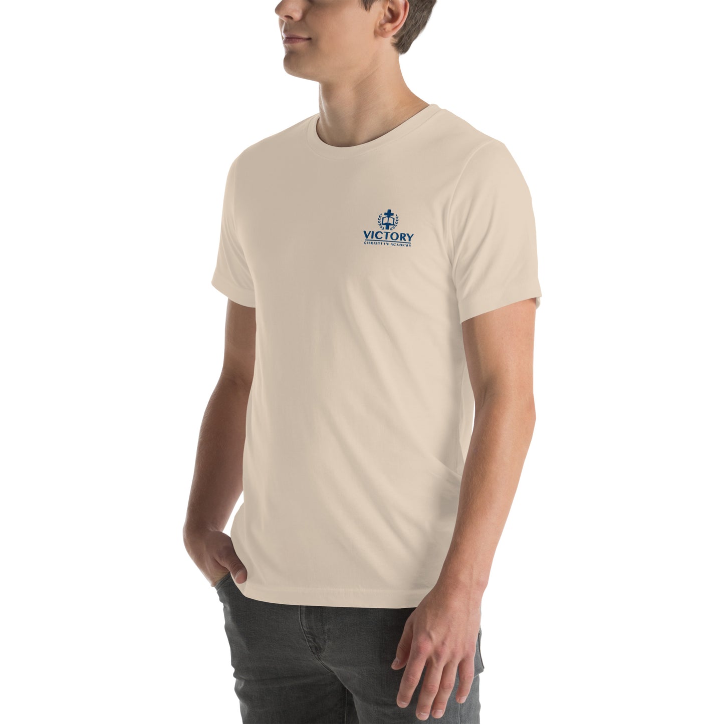 Unisex Royal Embroidered 2 logo t-shirt