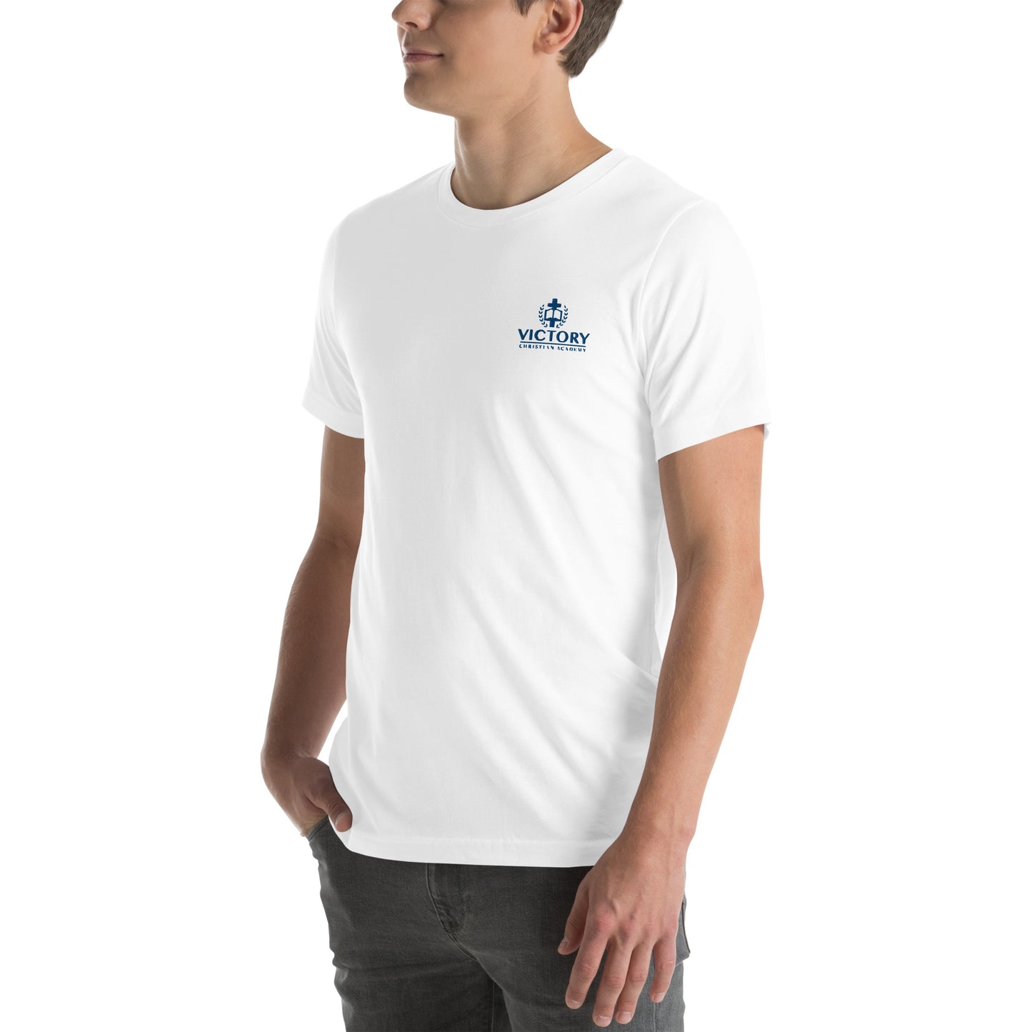 Unisex Royal Embroidered 2 logo t-shirt