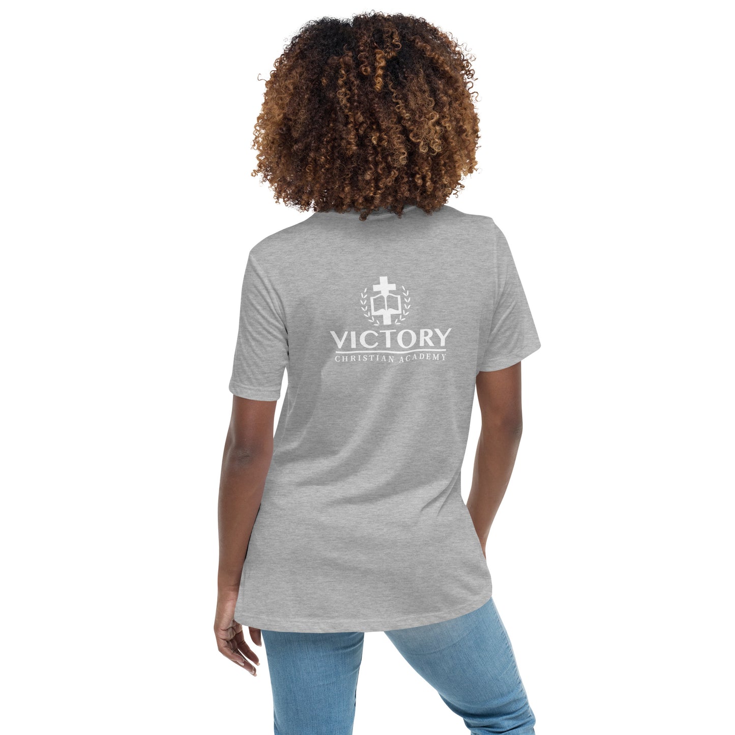 Women's Relaxed VCA Logo on front and back T-Shirt