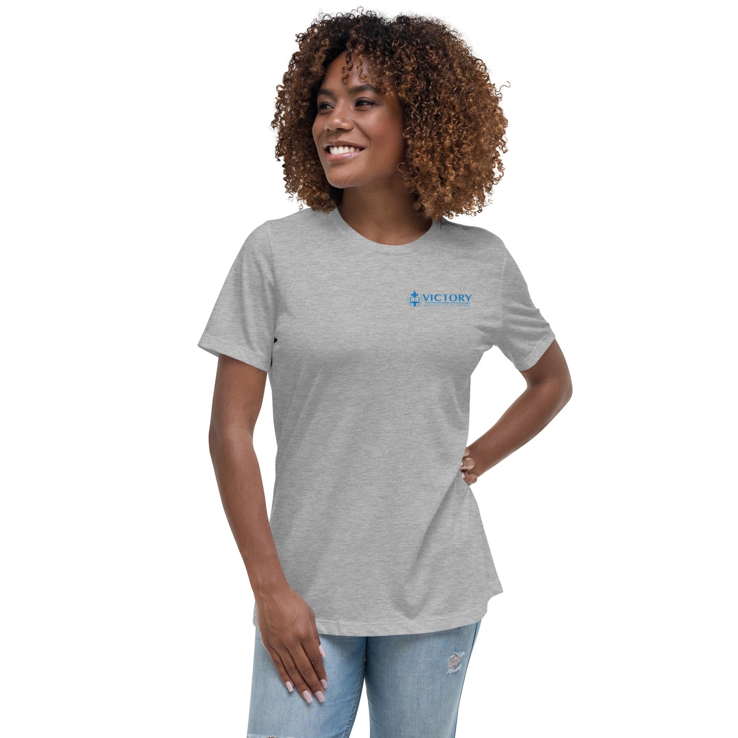 Women's Relaxed VCA Logo on front and back T-Shirt