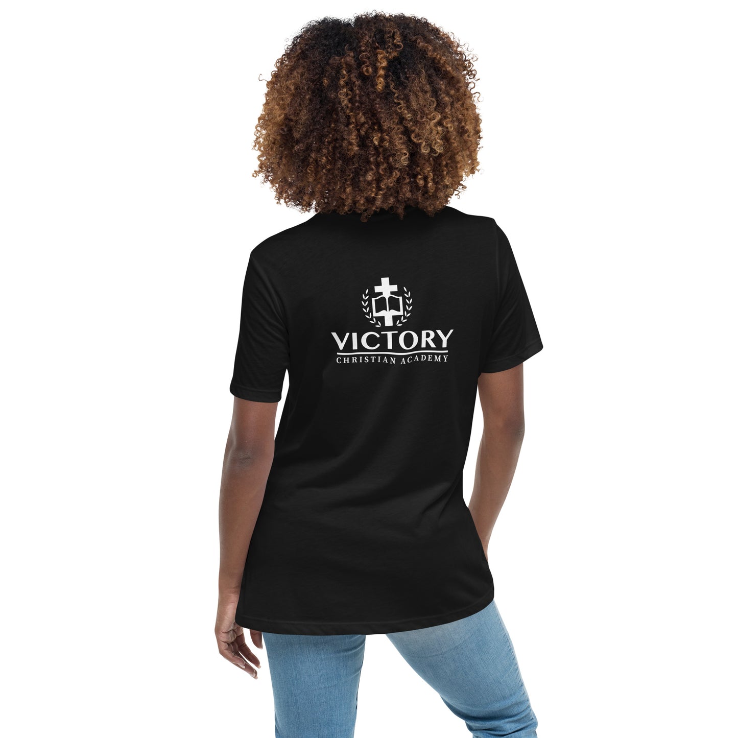 Women's Relaxed VCA Logo on front and back T-Shirt