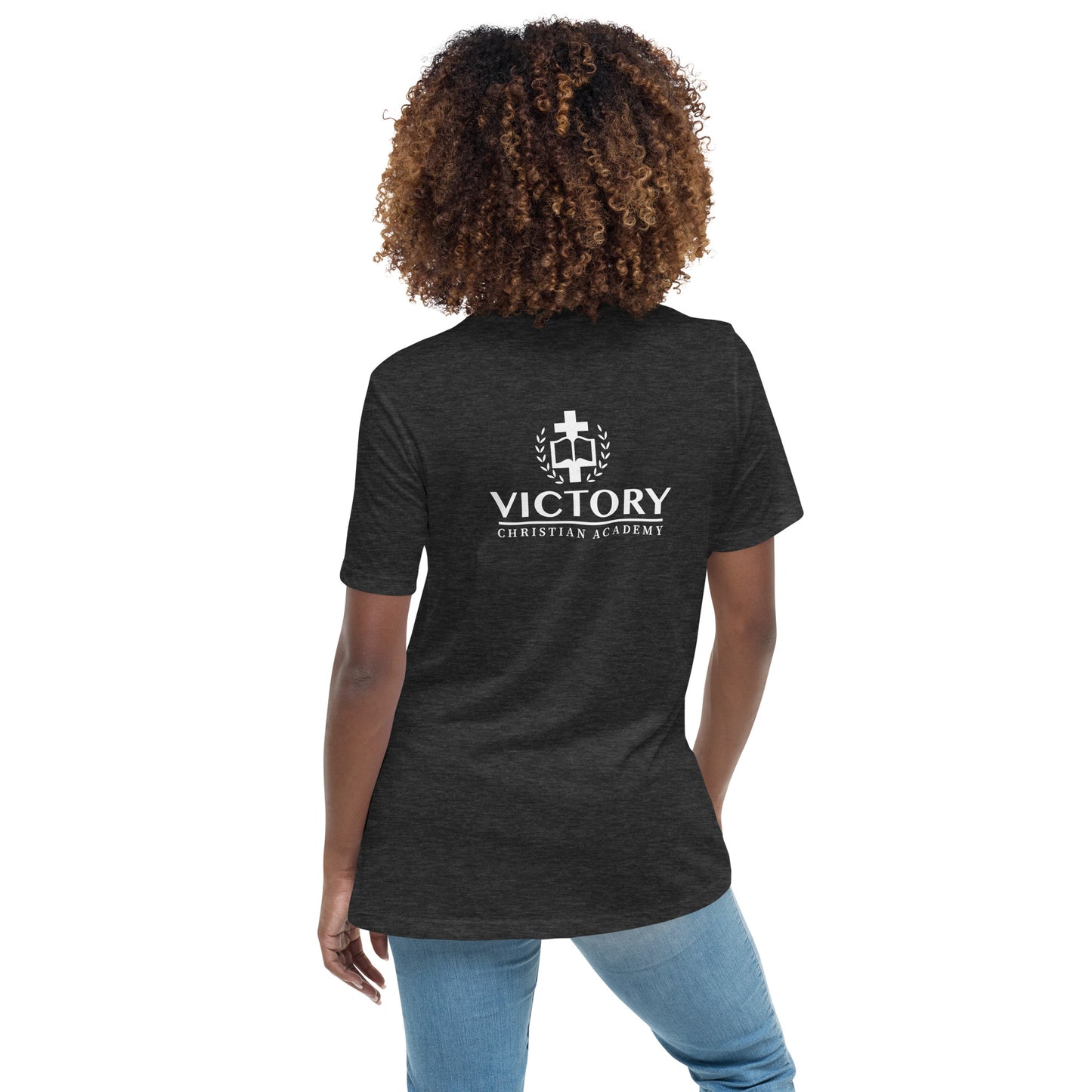 Women's Relaxed VCA Logo on front and back T-Shirt