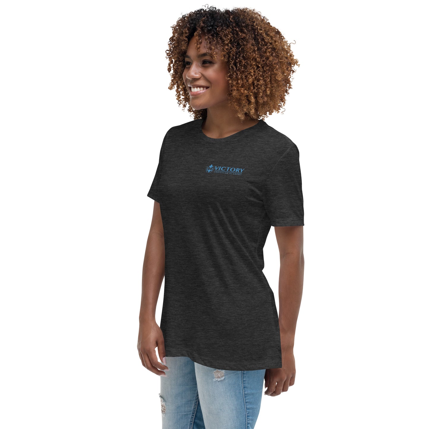 Women's Relaxed VCA Logo on front and back T-Shirt