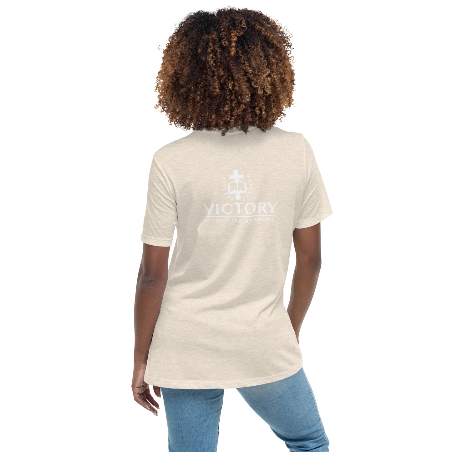 Women's Relaxed VCA Logo on front and back T-Shirt