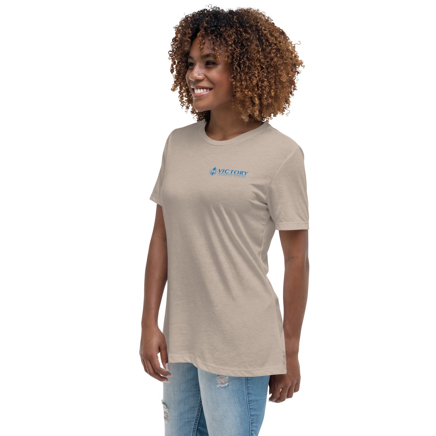 Women's Relaxed VCA Logo on front and back T-Shirt